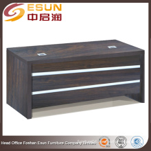 Hot sale office furniture Melamine executive wooden office desk with white line decorate